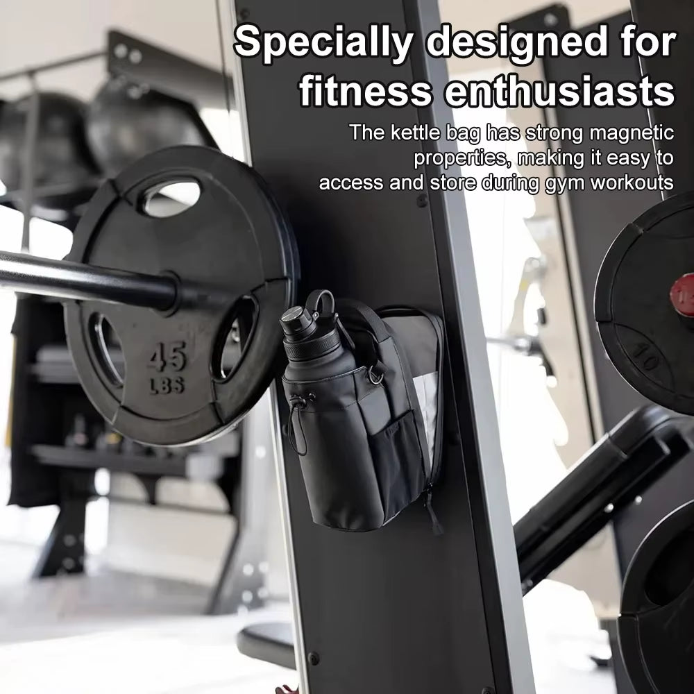 Elevate Your Workout: Magnetic Gym Bag with Phone Pocket and Large Capacity for Hydration on the Go