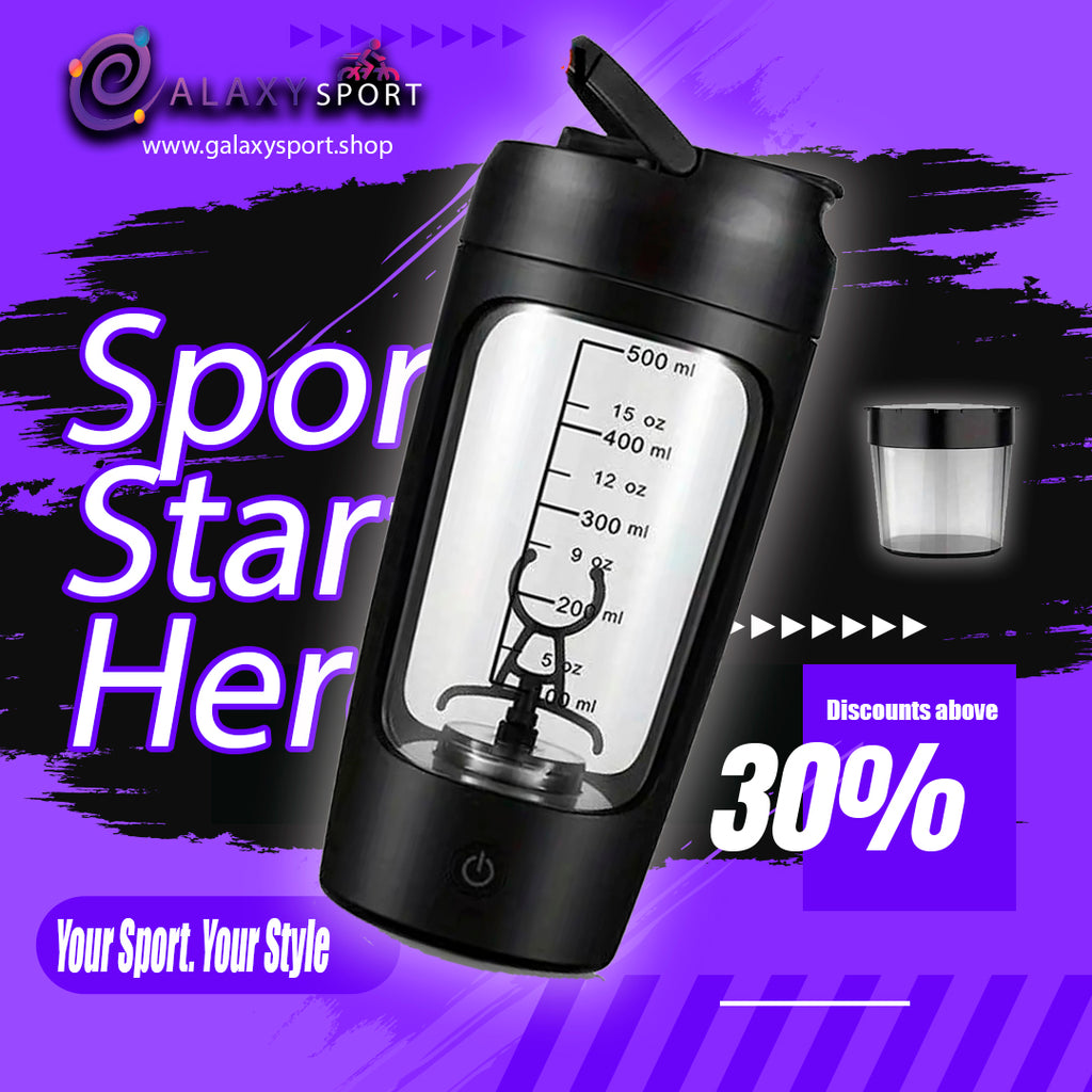 500ML Electric Protein Powder Mixing Cup Automatic Shaker Bottle Mixer Shake Bottle Milk Coffee Blender Kettle Fro Gym Outdoor