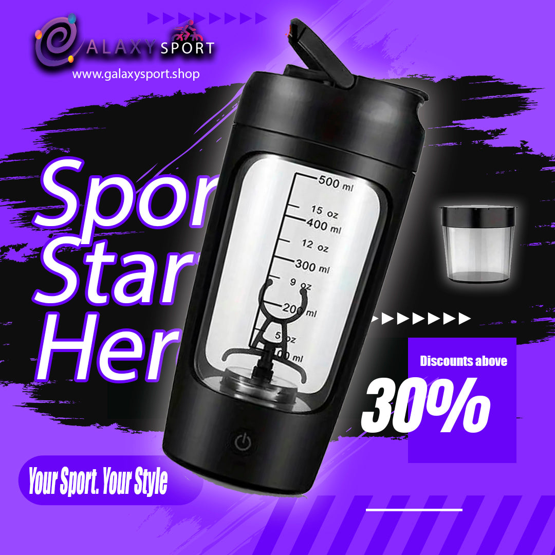 500ML Electric Protein Powder Mixing Cup Automatic Shaker Bottle Mixer Shake Bottle Milk Coffee Blender Kettle Fro Gym Outdoor