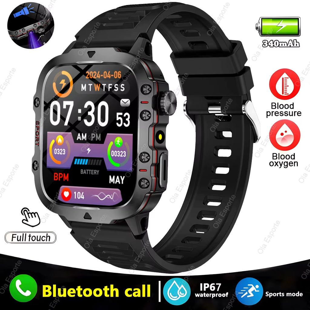 Discover the Ultimate 2025 Smartwatch for Men: Bluetooth Calling, Fitness Tracking, and IP68 Waterproof Design - Perfect for Android and iOS!